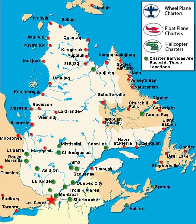 Les Cèdres Charter Flights